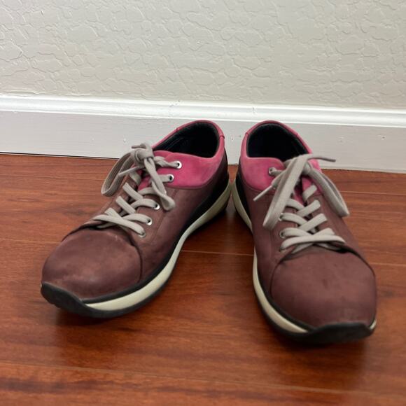 joya ortholite Shoes - Joya Ortholite Athena Fig Pink Burgundy Athletic Walking Shoes Womens Sz 38